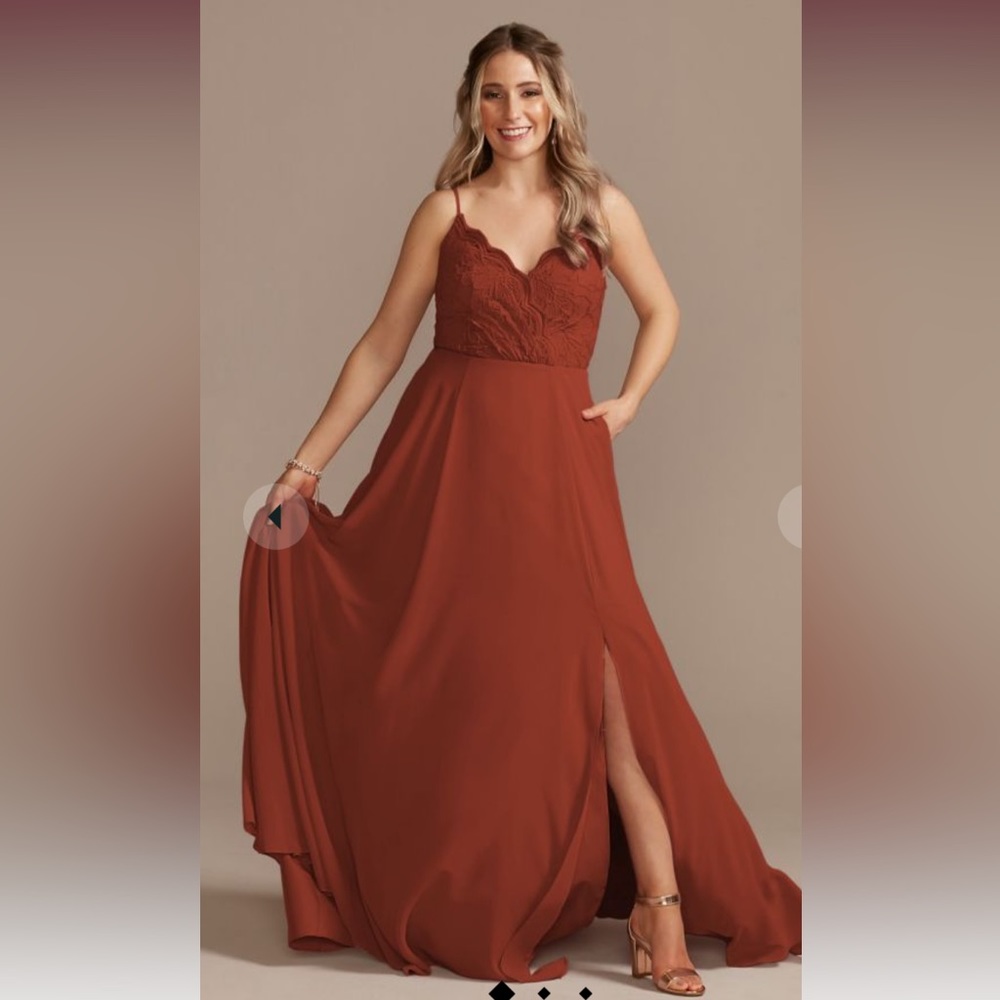 David’s Bridal bridesmaid dress Style #F20356